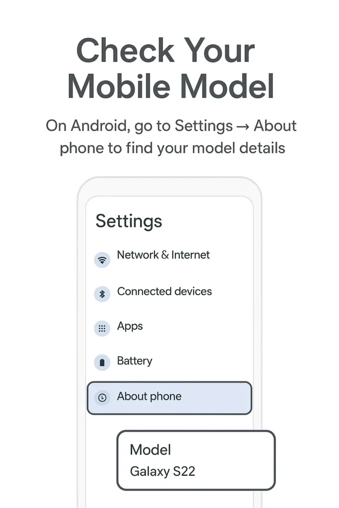 How to Check Mobile Model