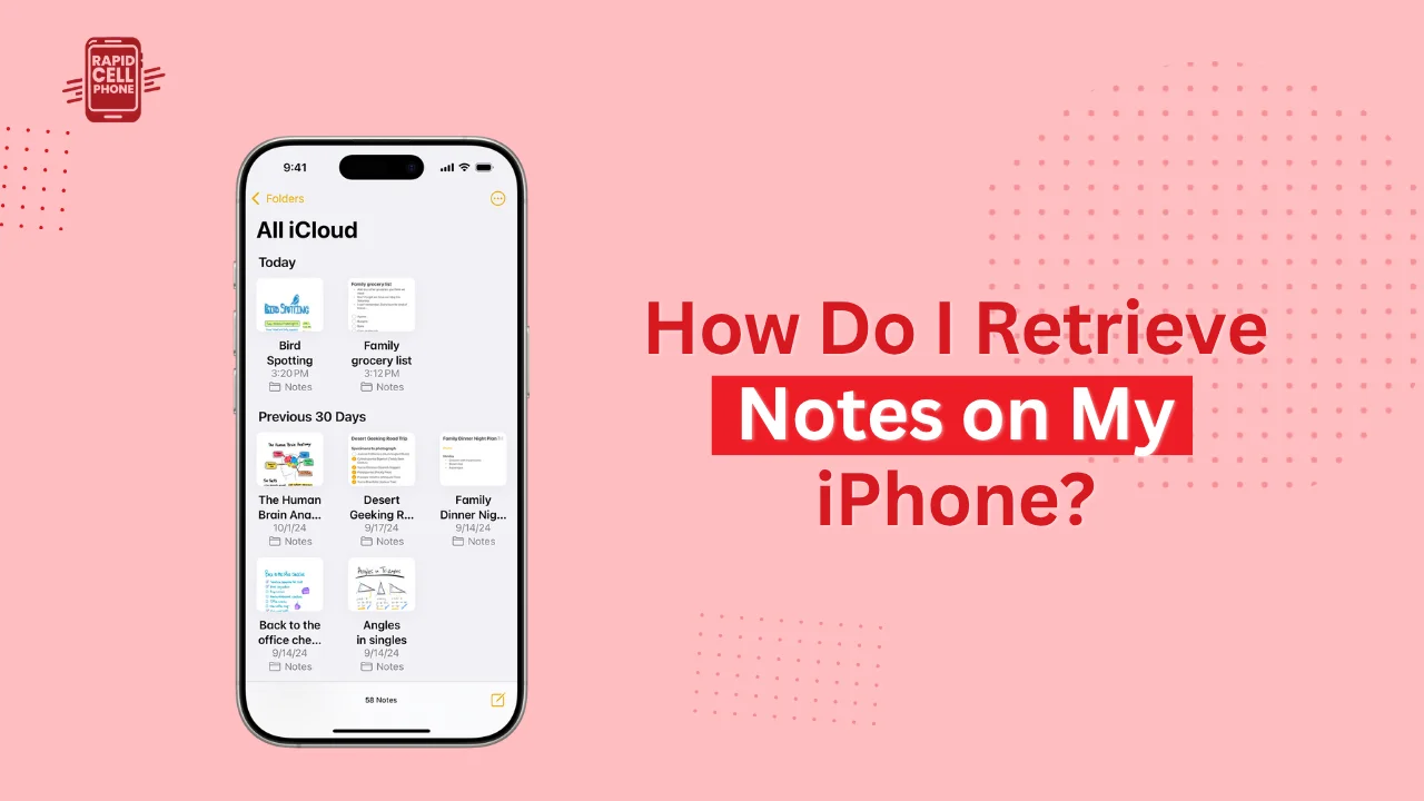 How Do I Retrieve Notes on My iPhone