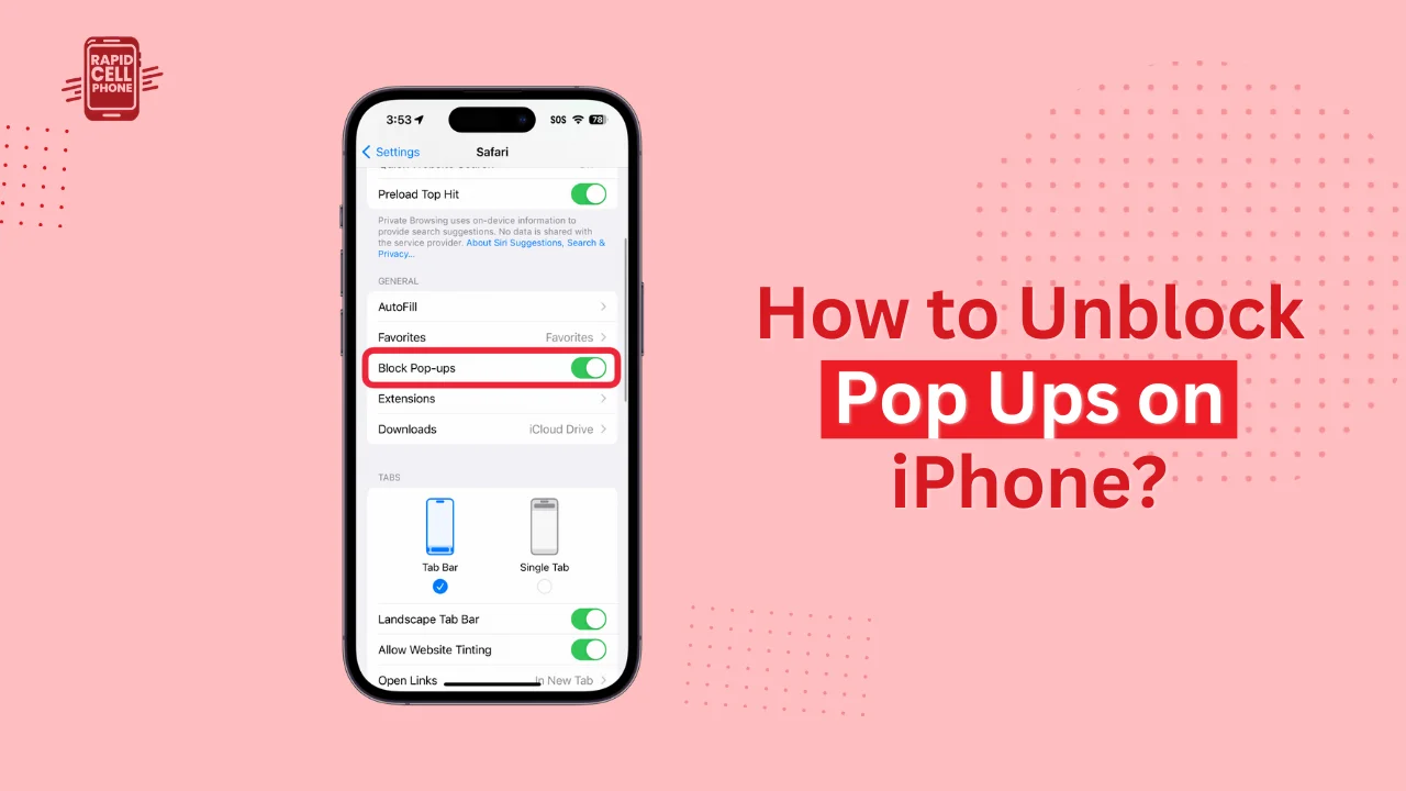 How to Unblock Pop Ups on iPhone