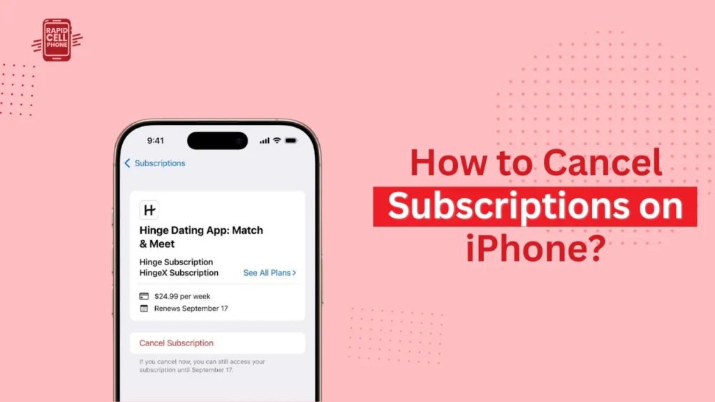 How to Cancel Subscriptions on iPhone