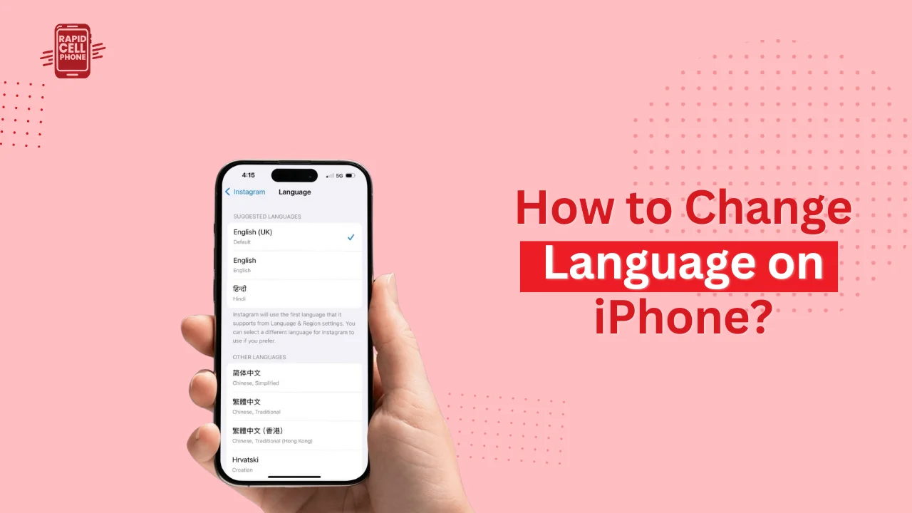How to Change Language on iPhone
