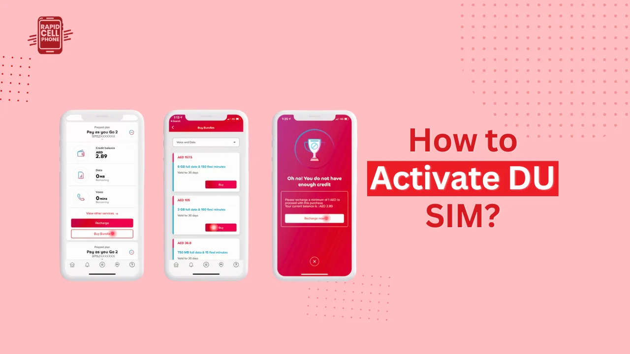 How to Activate DU SIM