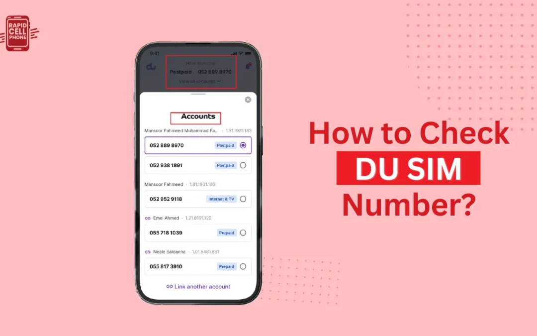 How to Check DU SIM Number in UAE?