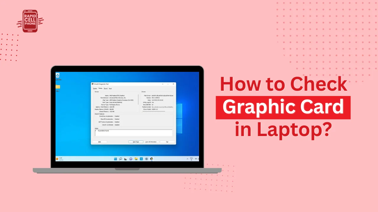 How to Check Graphic Card in Laptop