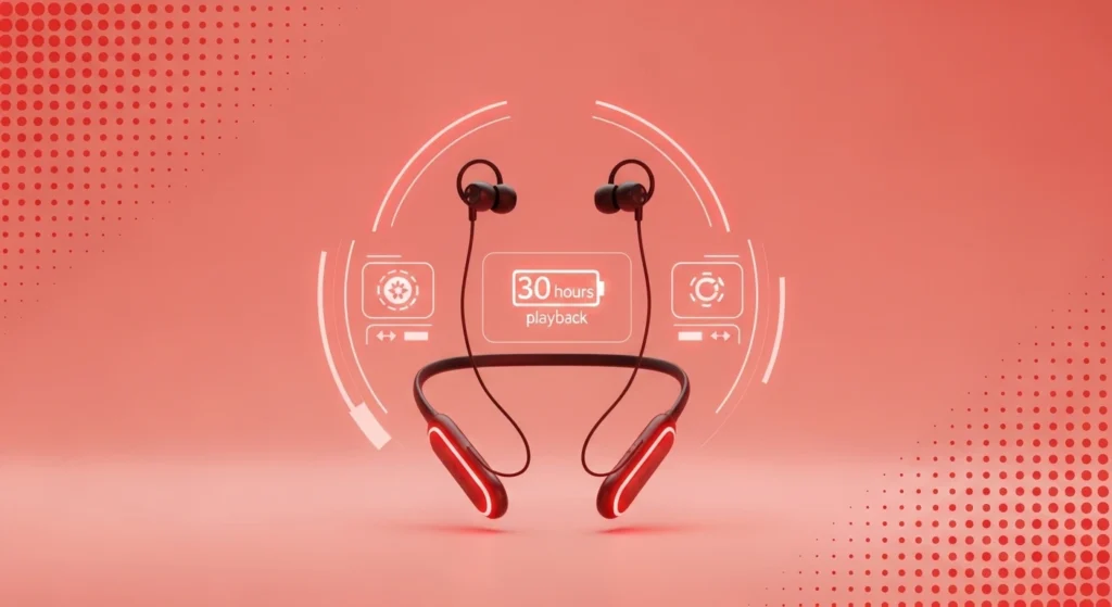 Neckband Headphones features